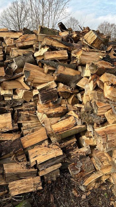 Drewno opałowe workowane