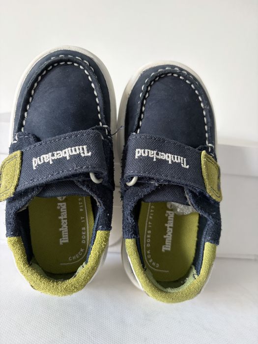 Mokasyny zamszowe na rzep, lekkie Timberland 22