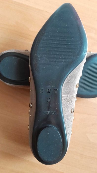 baleriny damskie skóra naturalna