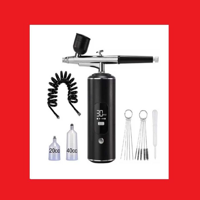 Аерограф з компресором для фарбування Airbrush 0.3mm НОВИЙ