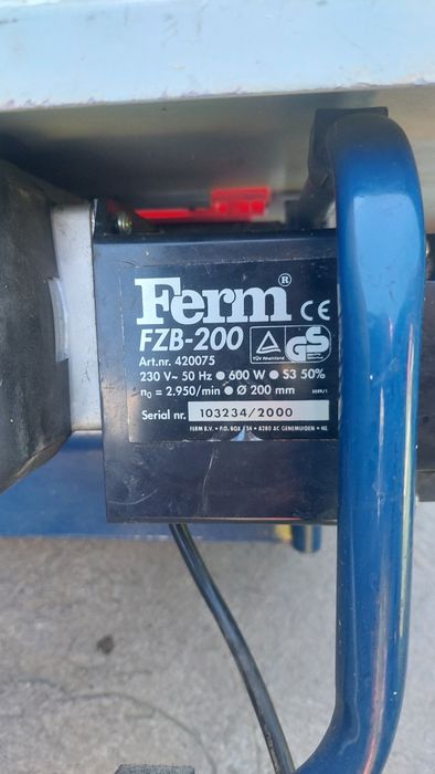 Пила циркулярка дискова електропила ferm циркурярна