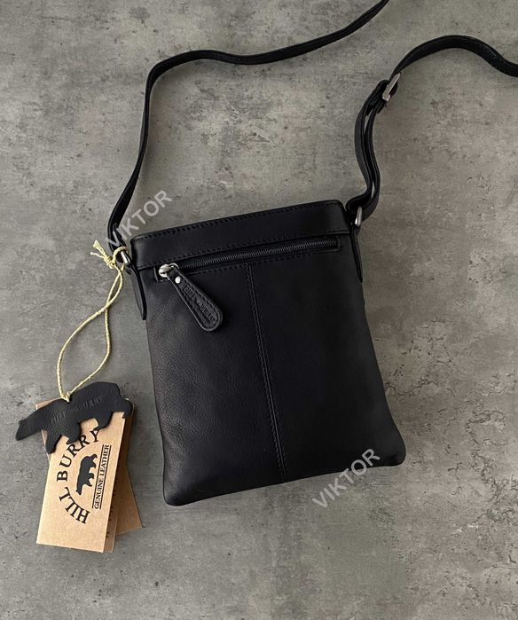 Кожаная маленькая сумка Hill Burry 3098. Германия. Шкіряна сумка