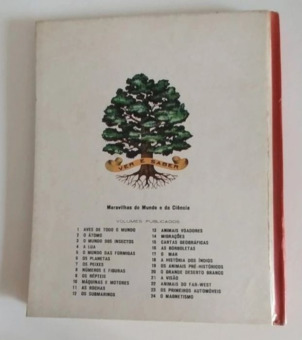 Livro antigo Os primeiros automóveis da Verbo
