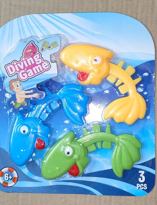 Zabawki do nurkowania Rybki Szkielety 3 sztuki