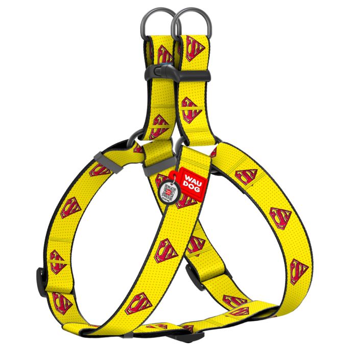 Шлея для собак WAUDOG з QR розмір S