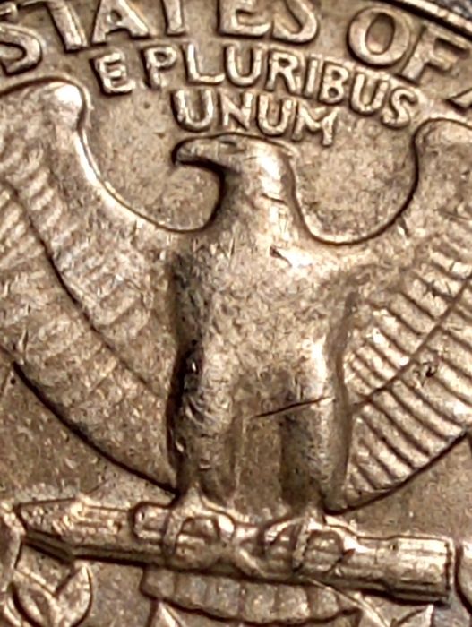 ¼ dólar 1985 - P - Estados Unidos  da America - Soberba - Com erro!