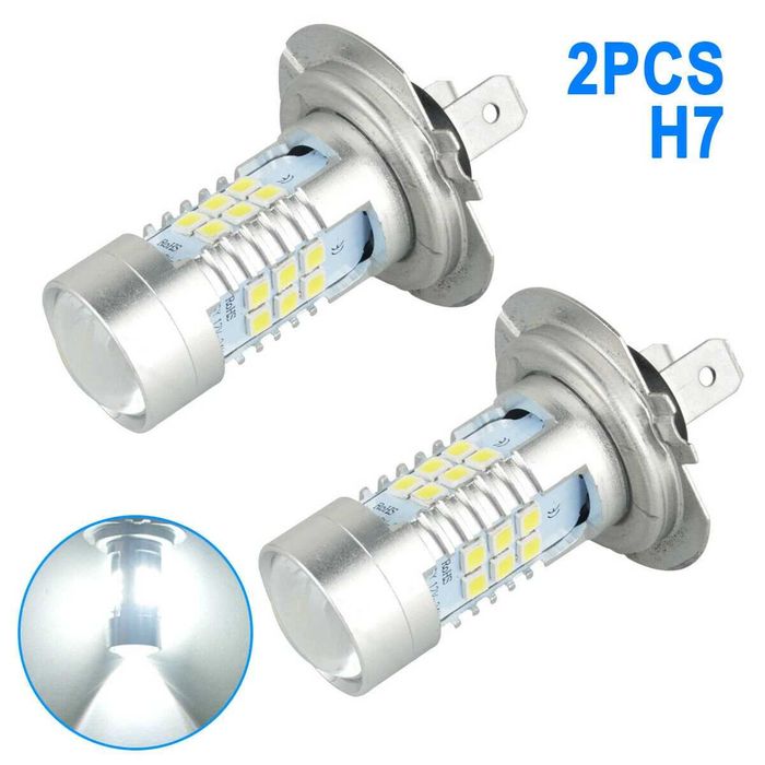 2 Peças H7 Kit Lâmpadas Led Auto H1 - H4 - H7 - H8 - H11
