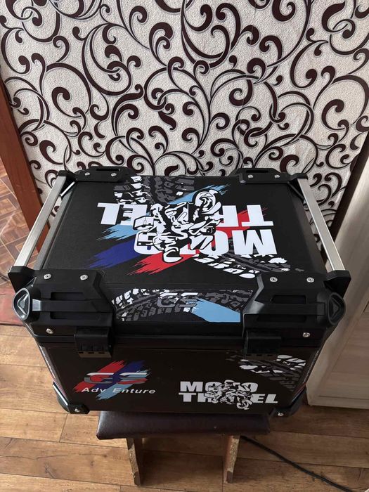 Кофр мото ендуро алюміній якість і розмальовка суперРозмір 460*400*330