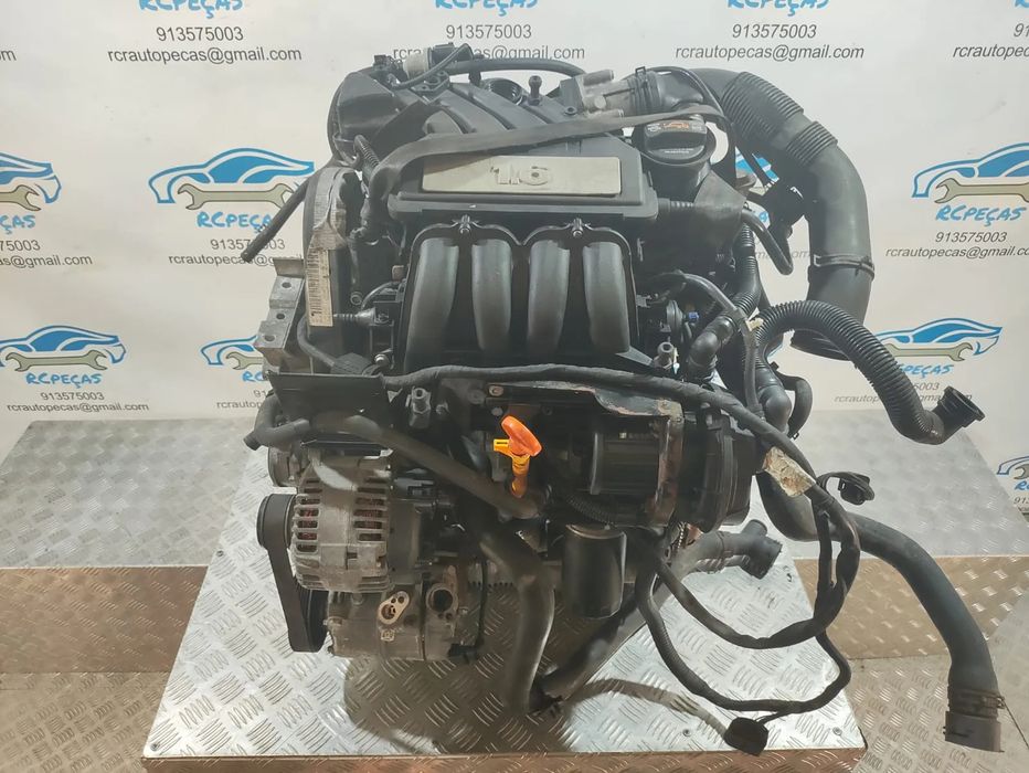 MOTOR COMPLETO BSE 1.6 MPI 8V 102CV AUDI A3 VW GOLF V 5 MK5 PASSAT SKODA FABIA ROOMSTER