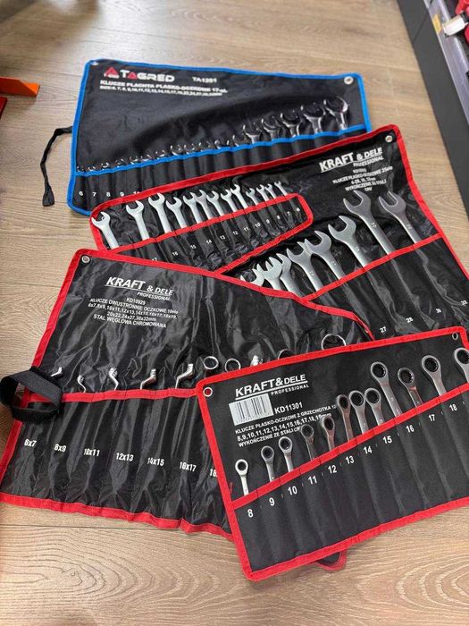 Набір ключів комбінованих ключі рожкові ключі накидні з тріщоткою