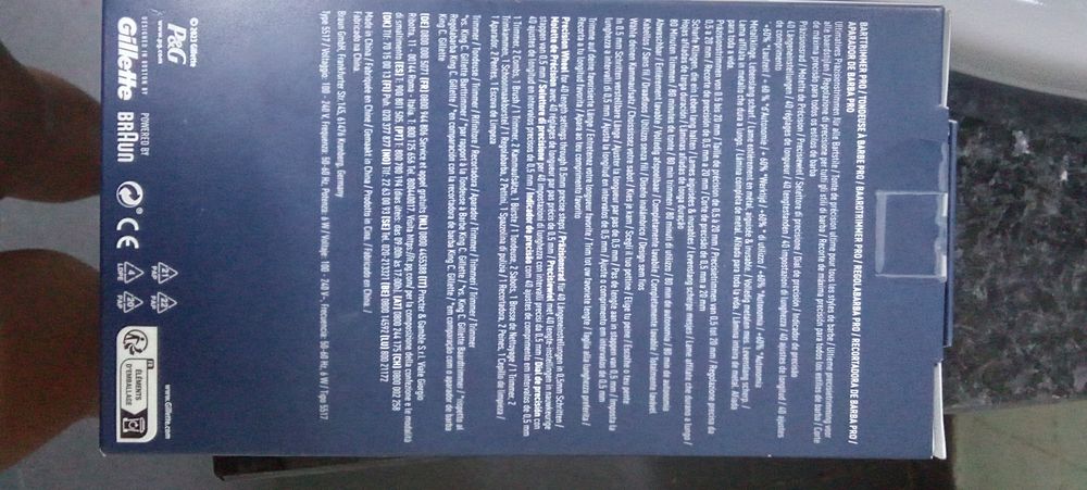 Máquina para barbear Selada e nunca usado