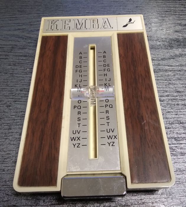 Notatnik telefoniczny Kemba automat Vintage Prl