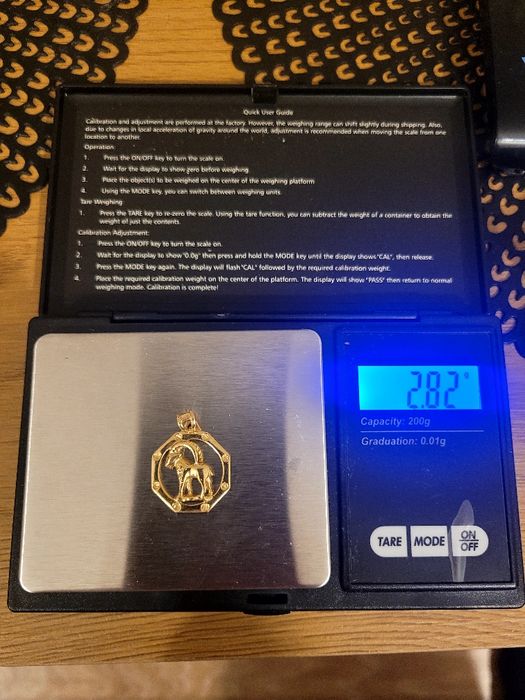 Złota zawieszka 14k 585 2,8/2,9g