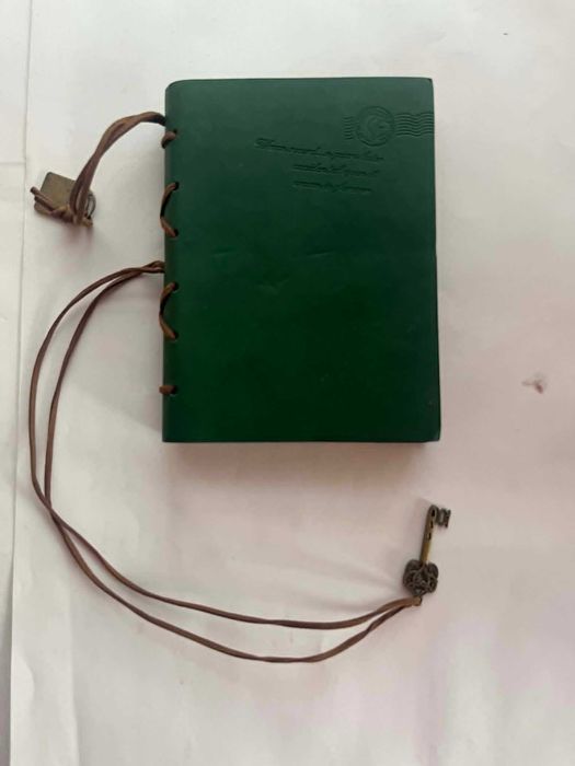 Notes w skórzanym etui vintage