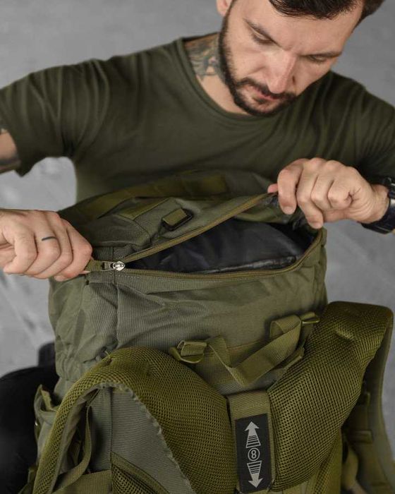 Рюкзак Over Earth 100L – міцний, водостійкий, з металевим каркасом