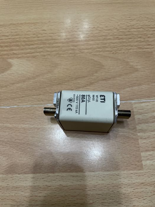 Nowa Wkładka topikowa ETI WT-00 NH 00 80A 500V