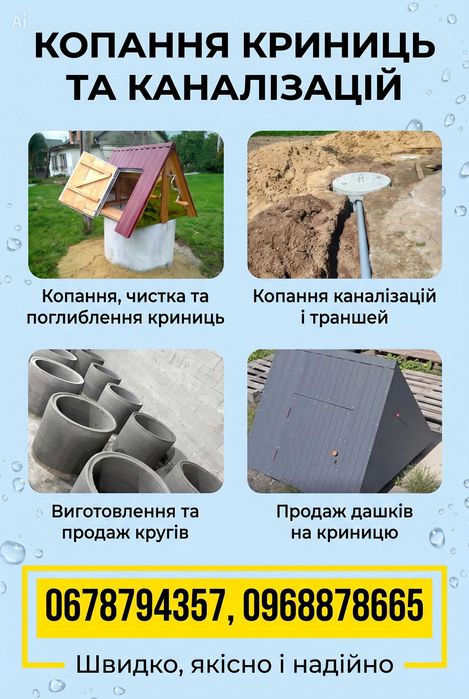 Копаємо,чистимо і поглиблюємо криниці