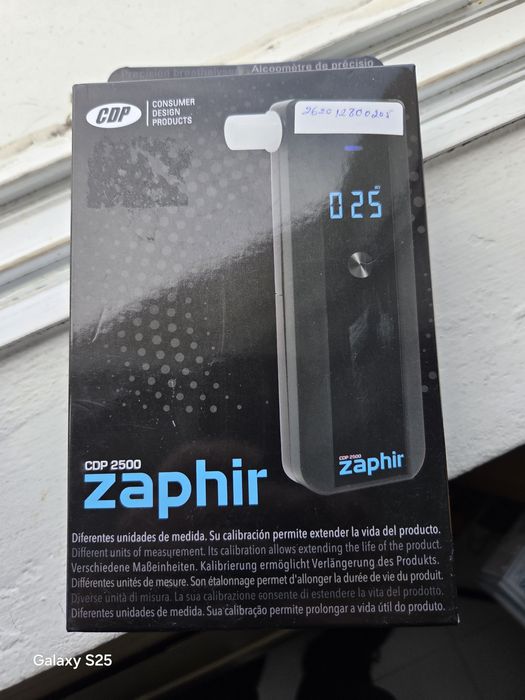 Teste de álcool portátil Zaphir 2500