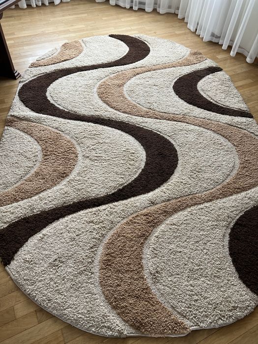 Килим  кавовий б/у після хімчистки