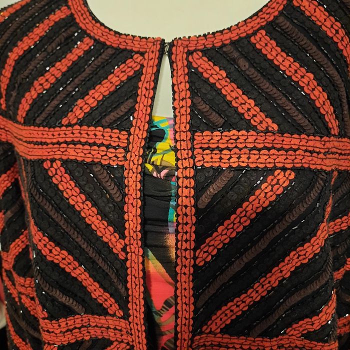 Marccain bolero z cekinów rozmiar L/XL sztos!