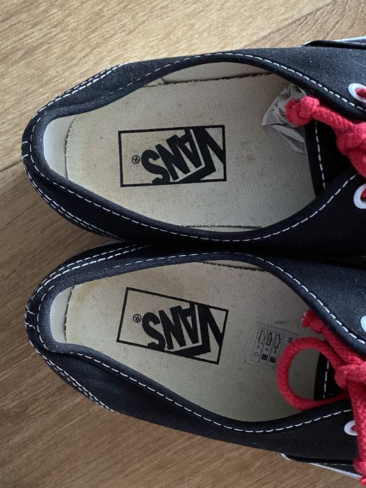 Vans tenisówki 40,5 czarne czerwone