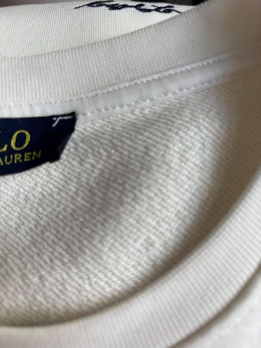 Polo Ralph bluza biala z misiem xxl unisex nowa