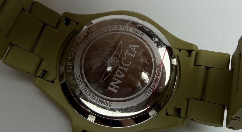 Invicta 49480, яскравий чоловічий годинник, інвікта гранд дайвер