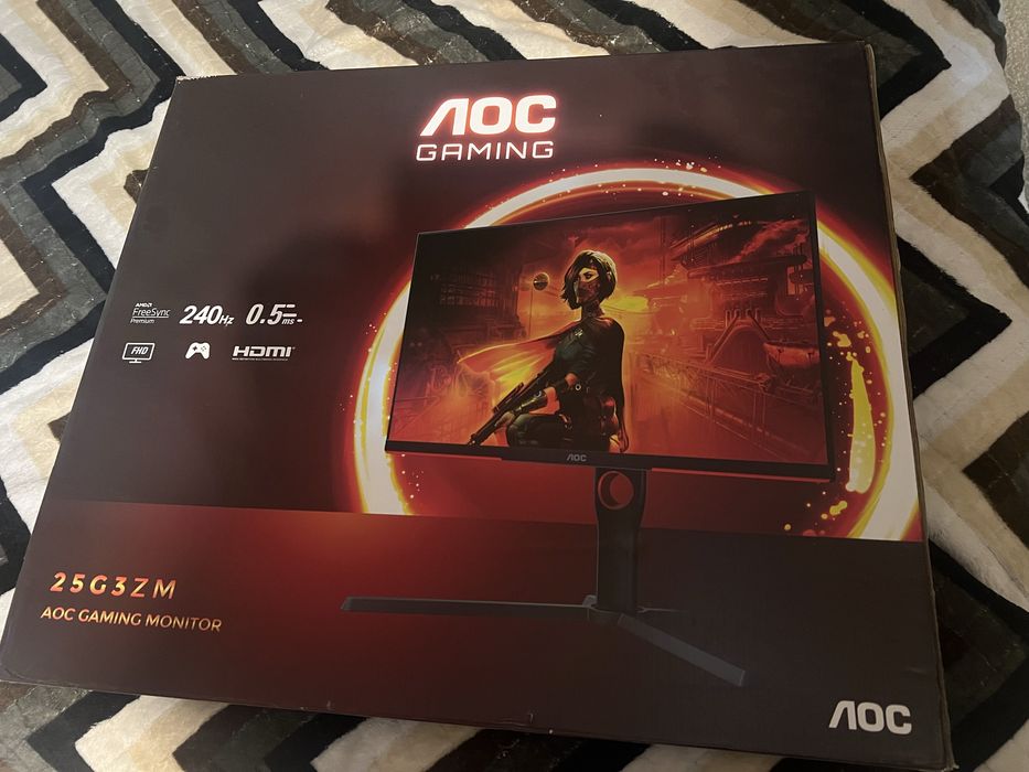 Монітор AOC (25G3ZM/BK) 24.5дюйм. 240гц