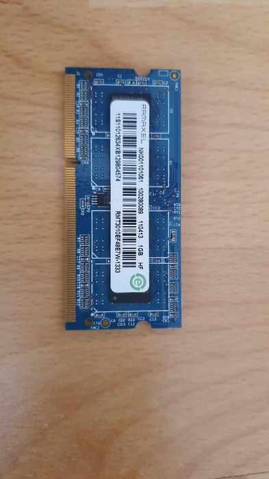 Безкоштовно! RAM Ramaxel DDR3 1333 1Gb RMT3010EF48E7W-1333