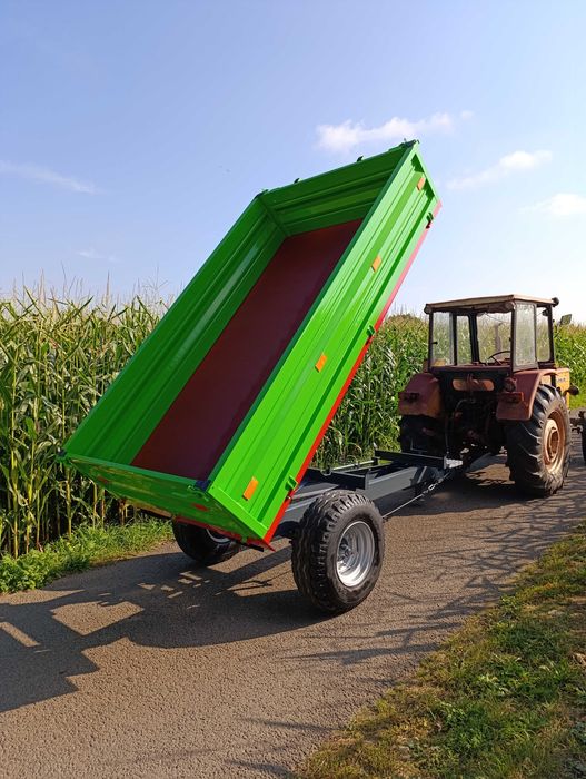 Wywrotka jednoosiowa Fabryczna Navtek  Hamulec