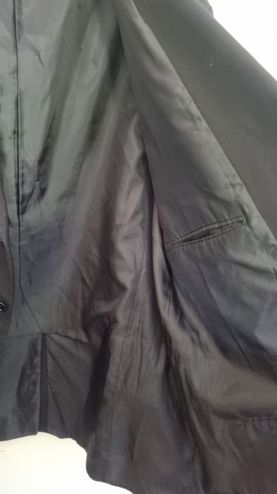 Elegancka czarna marynarka męska tu uk 46r eu 56