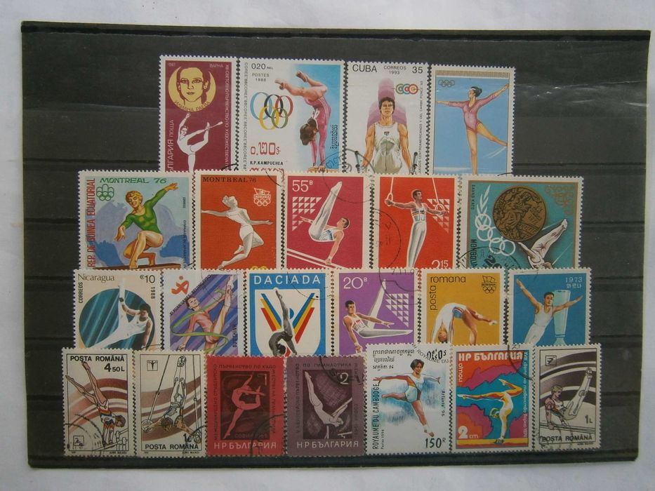 43 selos sobre Ginastica todos diferentes