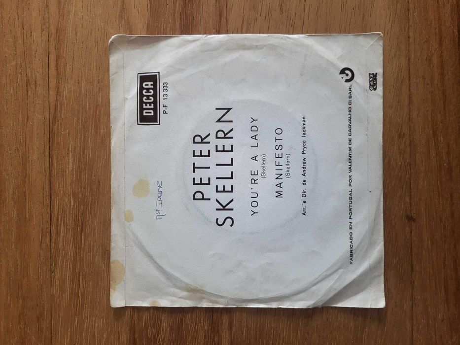 Disco Vinil | "You're a Lady", Peter Skellern