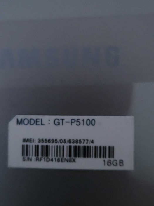Tablet  Samsung GT-P5100