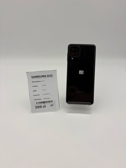 Samsung Galaxy A22 Czarny 64GB