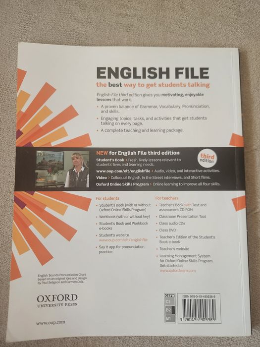 English File Upper-Intermediate Student's Obok OXFORD Third Edition