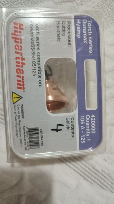 Końcówki do plazmy hypertherm