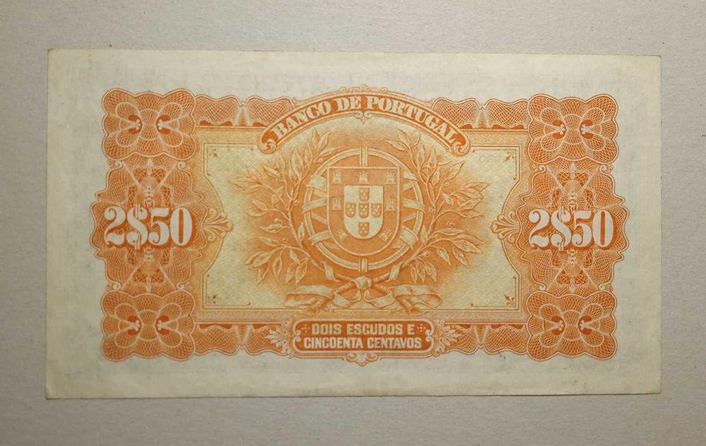 Nota 2$50 escudos 1925 - Portes Gratis