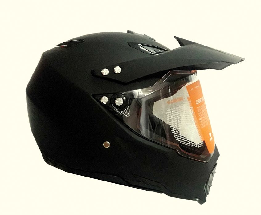 Мото шлем Black Vizor full face