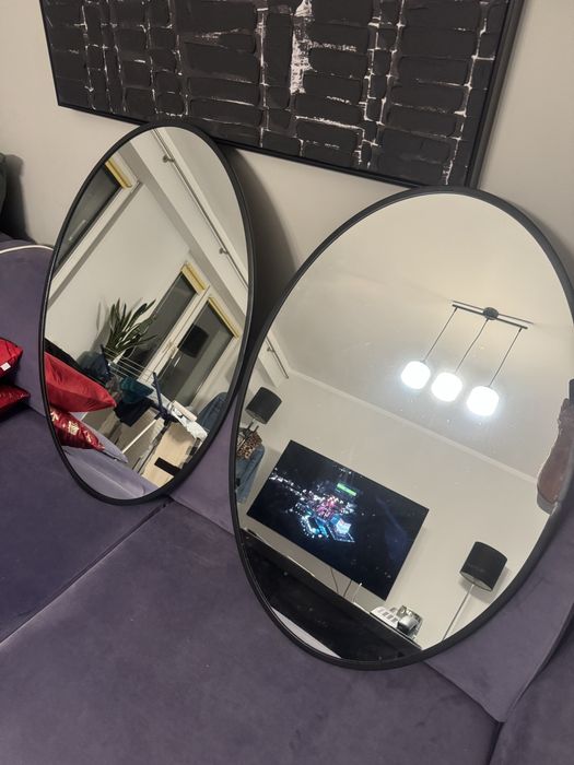 Lustro owalne 2 sztuki