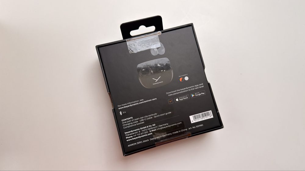 BEYERDYNAMIC Amiron Zero Clip Czarno-pomarańczowy