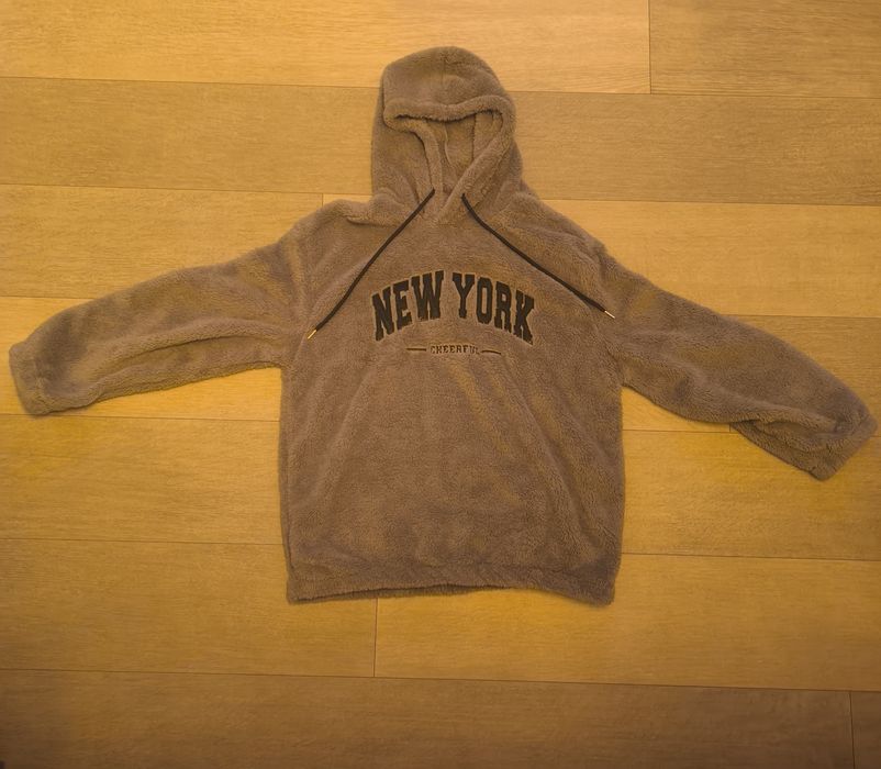 Ciepła męska bluza z kapturem