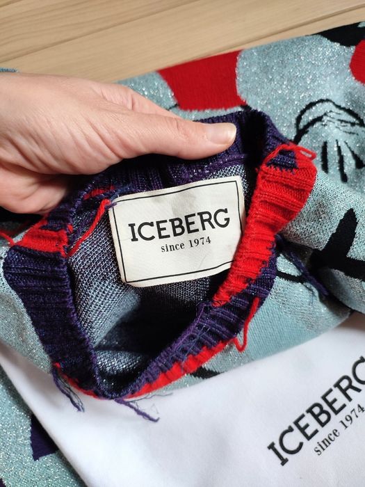 трикотажное шерстяное платье iceberg since 1974 disney / размер S