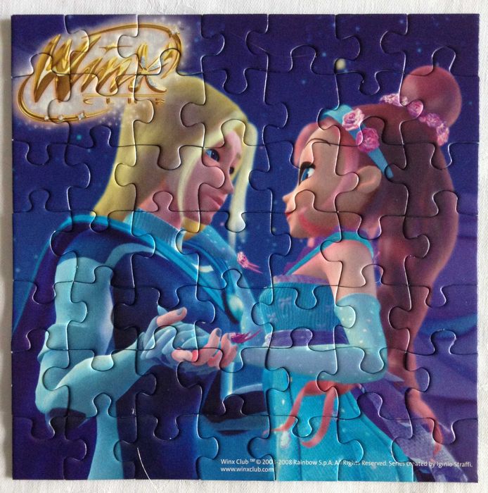 3 Puzzles Ravensburguer Winx Club de 49 peças cada