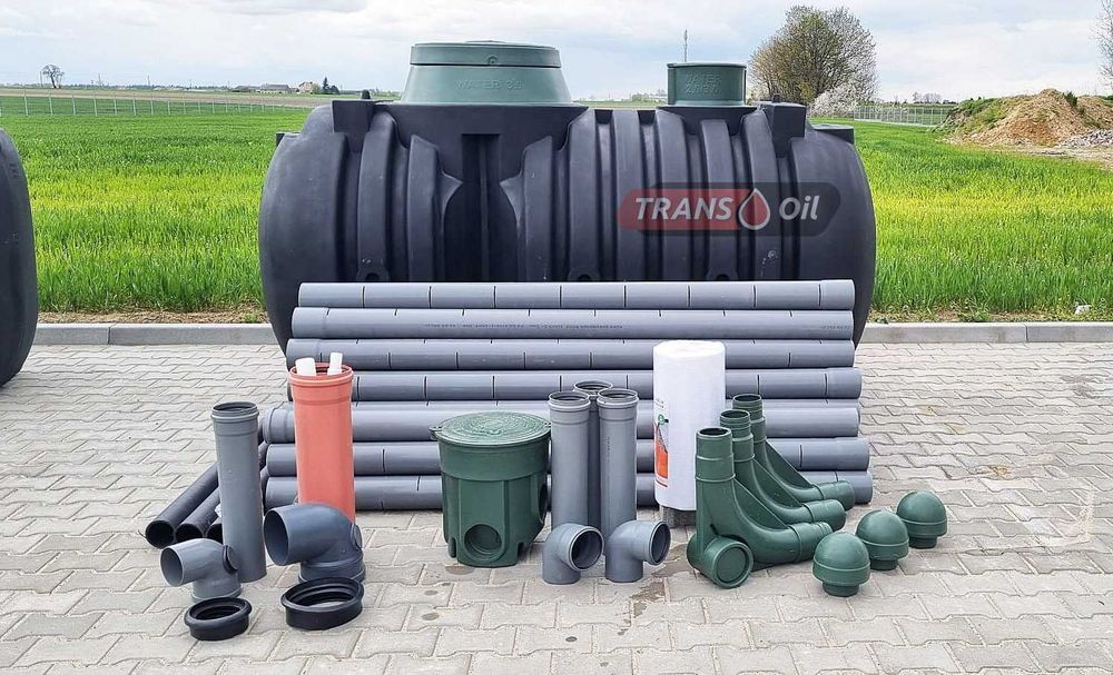 Oczyszczalnia ekologiczna DWUKOMOROWA 3000L PRODUKT POLSKI DLA 6 OSÓB