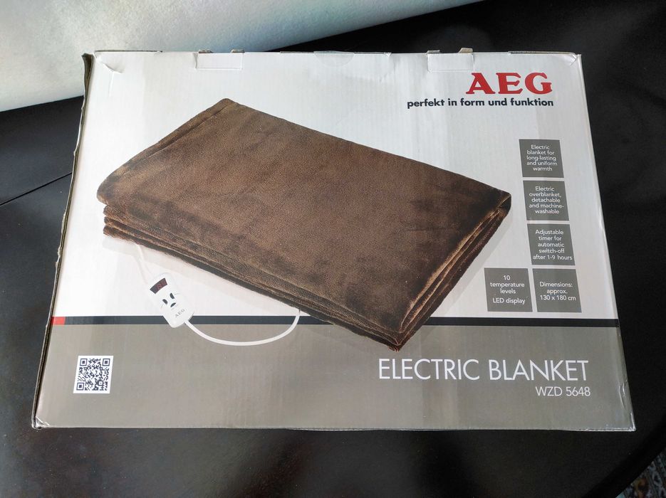 AEG Cobertor Eléctrico WZD 6548 - NOVO - Cama Casal