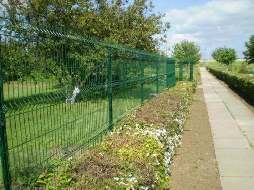 Сетка сварная Забор секционный 3Д КАЛИТКА ВОРОТА Установка