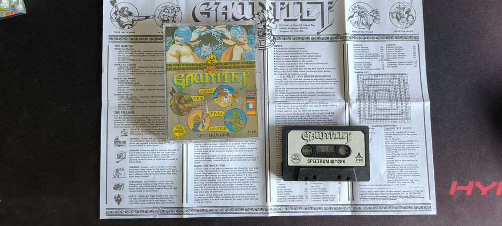 Gauntlet (ZX Spectrum 48K - U.S. Gold) - Edição Big Box