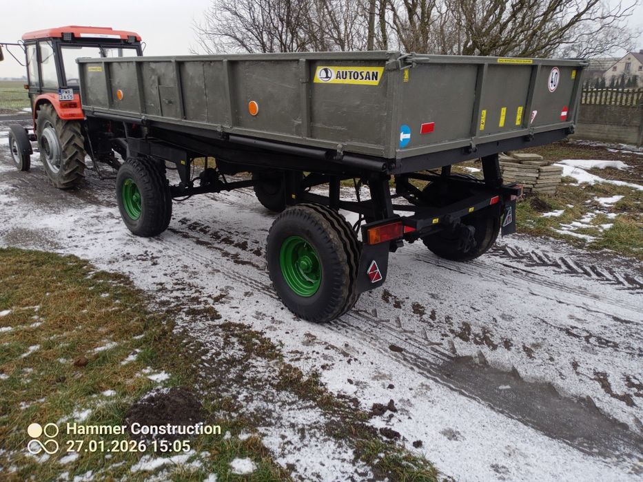 Przyczepa wywrotka Autosan Sanok D47 D46 D44 D45 D35 ZAREJESTROWANA