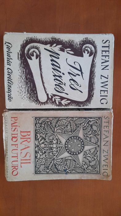 Dois livros de Stefan Zweig paixões e Brasil